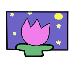 Talkative tulip sticker #3777364