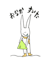 snowboard rabbit sticker #3777498