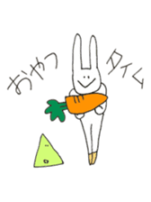 snowboard rabbit sticker #3777499