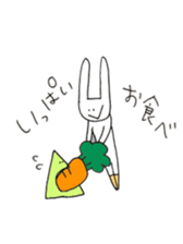 snowboard rabbit sticker #3777500