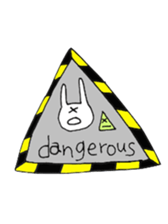 snowboard rabbit sticker #3777506