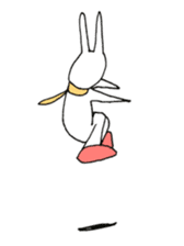 snowboard rabbit sticker #3777507
