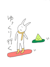 snowboard rabbit sticker #3777510