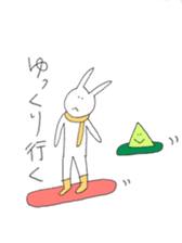 snowboard rabbit sticker #3777510
