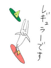 snowboard rabbit sticker #3777515