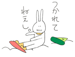 snowboard rabbit sticker #3777521