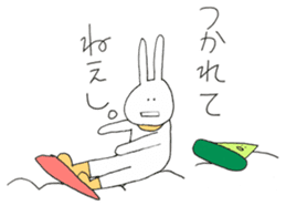 snowboard rabbit sticker #3777521