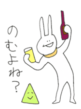 snowboard rabbit sticker #3777522