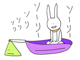 snowboard rabbit sticker #3777526