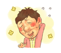 Handsome man and savagery brother sticker #3778792