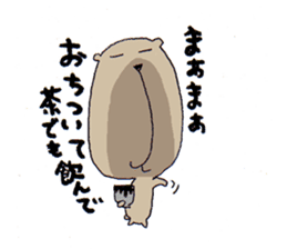 Under the nose of 10,000 meters bear sticker #3778929