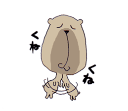 Under the nose of 10,000 meters bear sticker #3778930