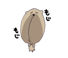 Under the nose of 10,000 meters bear sticker #3778940