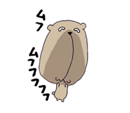 Under the nose of 10,000 meters bear sticker #3778962