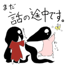 Red girl & White girl sticker #3779341