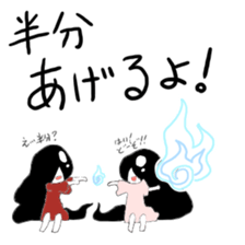 Red girl & White girl sticker #3779353