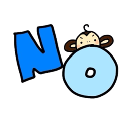 saru-o kun & buta-ko chan sticker #3779413