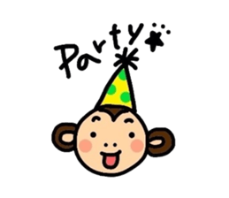 saru-o kun & buta-ko chan sticker #3779416