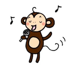 saru-o kun & buta-ko chan sticker #3779417