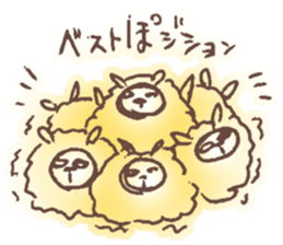 The sheep which shakes sticker #3779714
