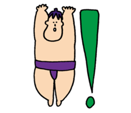 NASUBIYAMA(Eggplant Sumo wrestler) sticker #3780497
