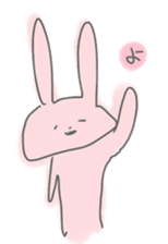 rabbits in various colors sticker #3780568