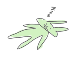 rabbits in various colors sticker #3780572