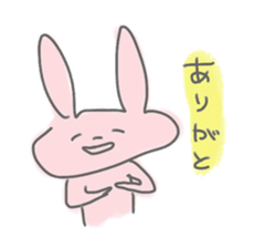 rabbits in various colors sticker #3780588