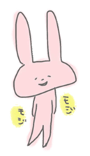 rabbits in various colors sticker #3780592