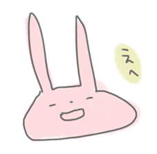 rabbits in various colors sticker #3780604