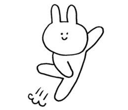 jumping rabbit sticker #3781010
