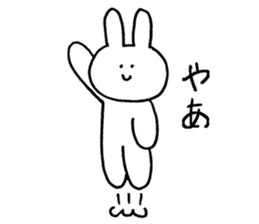 jumping rabbit sticker #3781011