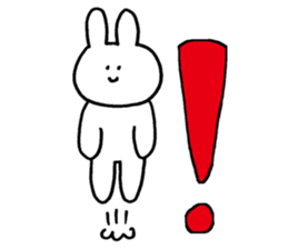 jumping rabbit sticker #3781015