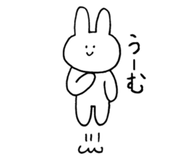 jumping rabbit sticker #3781031