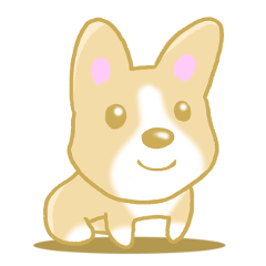 Sticker of Pembroke Welsh Corgi!