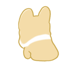 Sticker of Pembroke Welsh Corgi! sticker #3782018