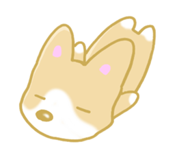 Sticker of Pembroke Welsh Corgi! sticker #3782024