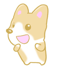 Sticker of Pembroke Welsh Corgi! sticker #3782025