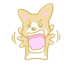 Sticker of Pembroke Welsh Corgi! sticker #3782027