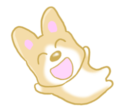 Sticker of Pembroke Welsh Corgi! sticker #3782037