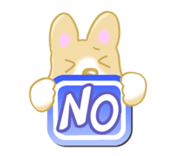 Sticker of Pembroke Welsh Corgi! sticker #3782050