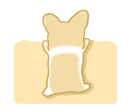 Sticker of Pembroke Welsh Corgi! sticker #3782052