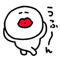 Black and white smiley sticker #3782187