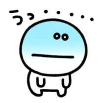 Black and white smiley sticker #3782201