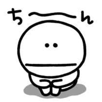 Black and white smiley sticker #3782202