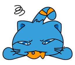 Bluecat the first words sticker #3782536