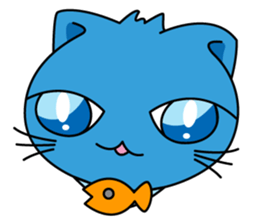 Bluecat the first words sticker #3782538