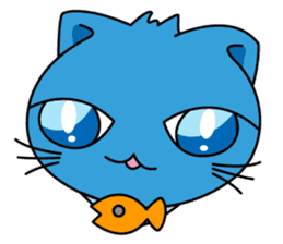 Bluecat the first words sticker #3782538