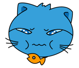 Bluecat the first words sticker #3782545