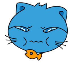 Bluecat the first words sticker #3782545